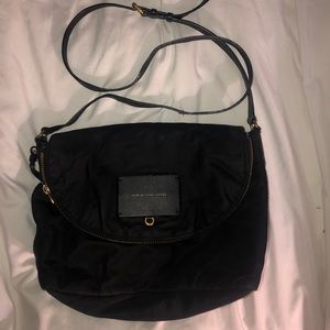 Marc Jacobs Black Cross Body With Gold Hardware